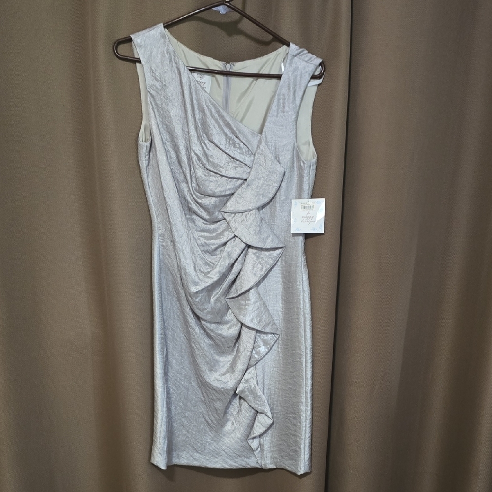 Silver Cocktail Dress Size 6